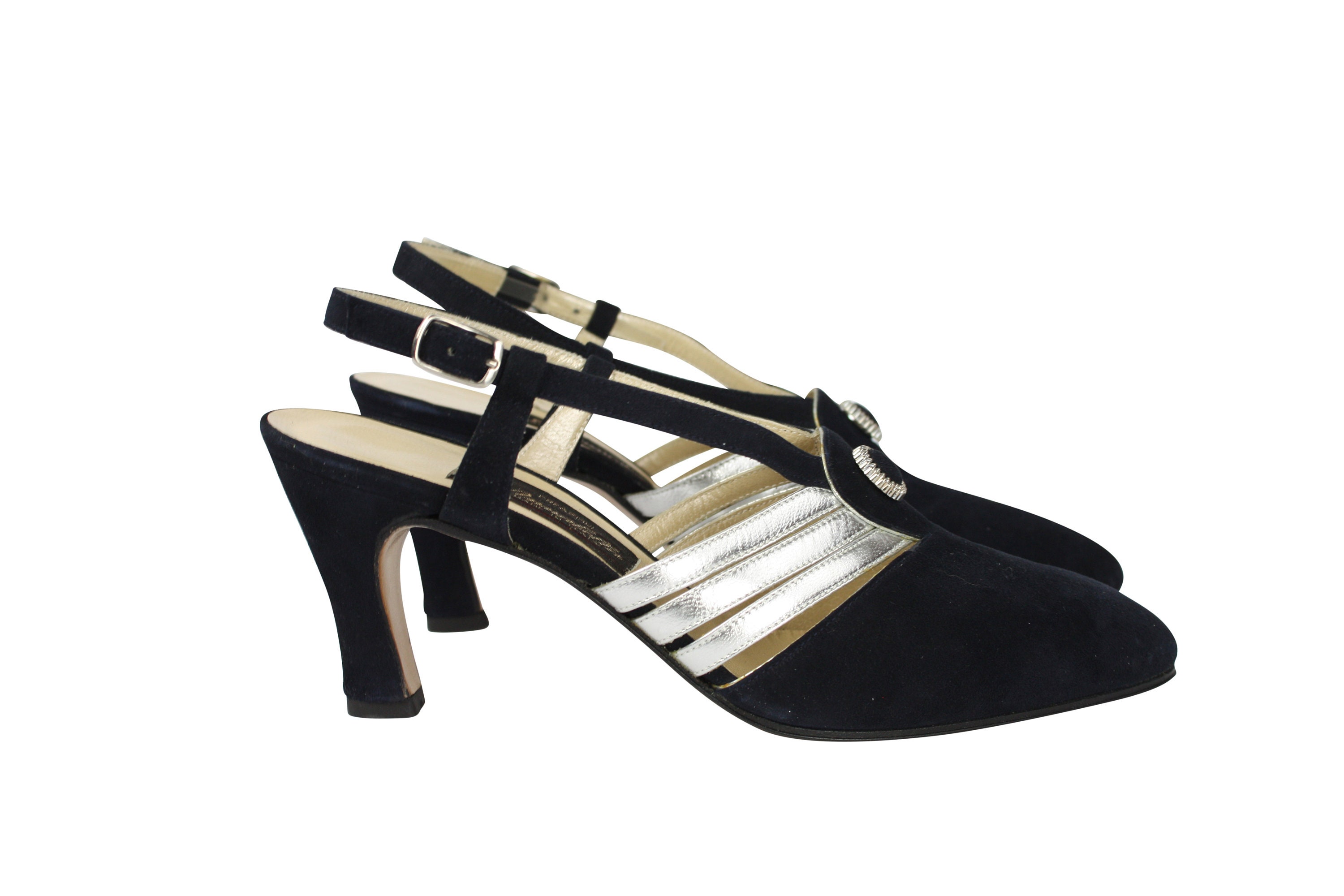 Vintage Sandals for Her - Lady Fashion Sandals Vintage - Vintage Lady's Shoes