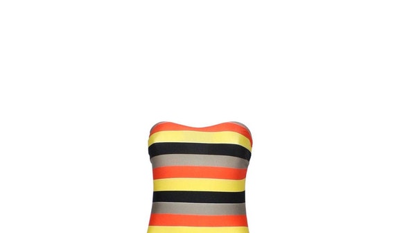 Pierre Cardin Vintage Woman's Swimsuit-  Striped … - image 3