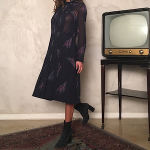 Vintage Cotton Dress - Vintage Chemisier Dress