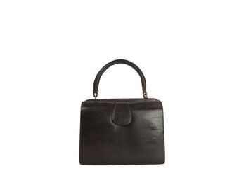 Vintage Lizard Woman's Bag - 60s Vintage Handbag