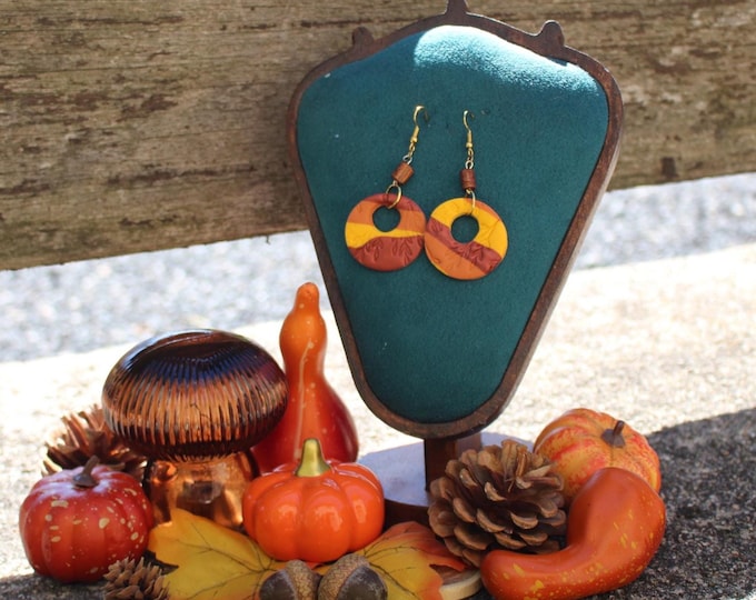 Featured listing image: "Falling Leaves" Earrings
