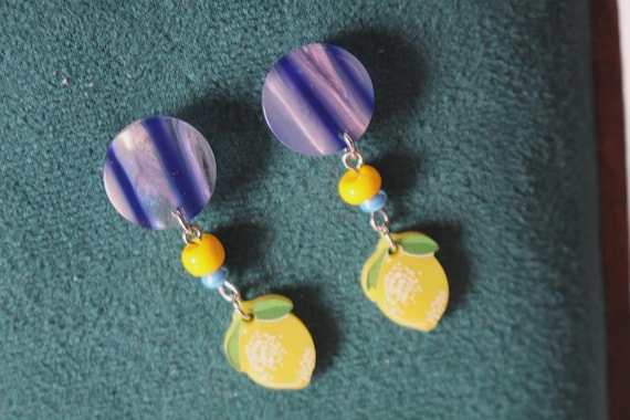 Lemon earrings