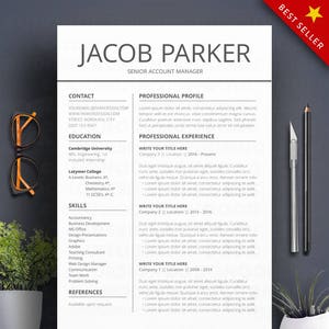 Pack of 8 CV Templates Pack of 8 CV Templates Modern Resume Template / CV Template | Professional and Creative Resume | Teacher Resume |