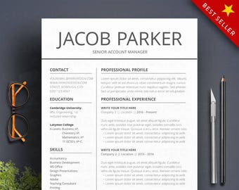 2 column modern resume