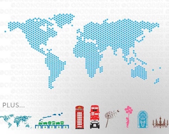 Mega lasergesneden bundel SVG | CNC-bestanden | Graveren SVG-vinylstickers stickers plotter plotten cutter