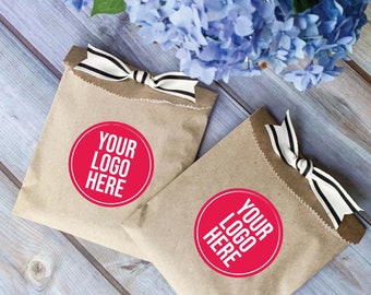 Handmade Etichette Adesivi Rotondi Personalizzati Per Logo, O - Foto 8