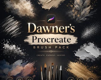 Dawner’s Procreate Brush Pack | Premium Digital Illustration Brushes for Procreate | Sketching, Inking & Painting Toolkit