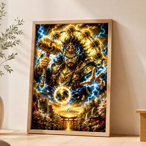 Raijin Wall Art - Etsy