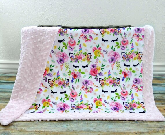 baby girl unicorn blanket