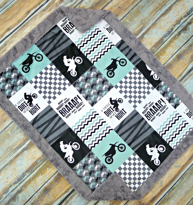 Pattern Print Motocross Blanket