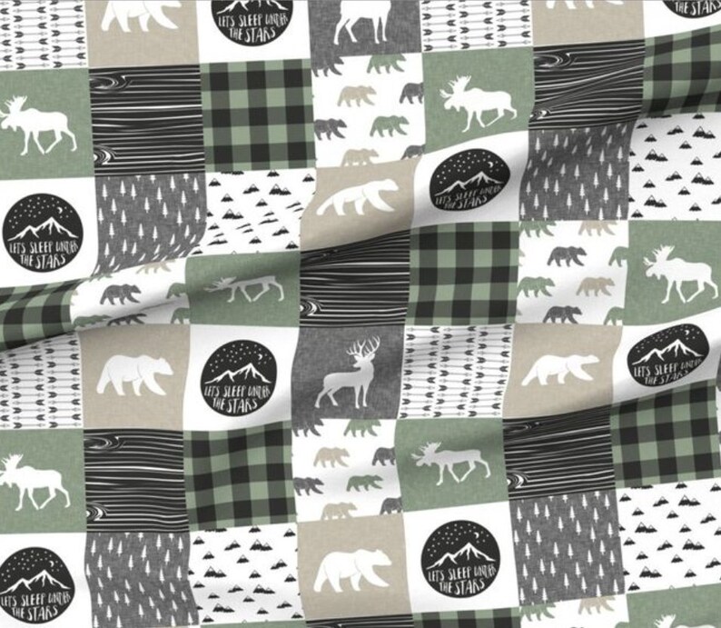 Minky Baby Blanket Baby Blanket Boy Olive Green Baby Boy Etsy