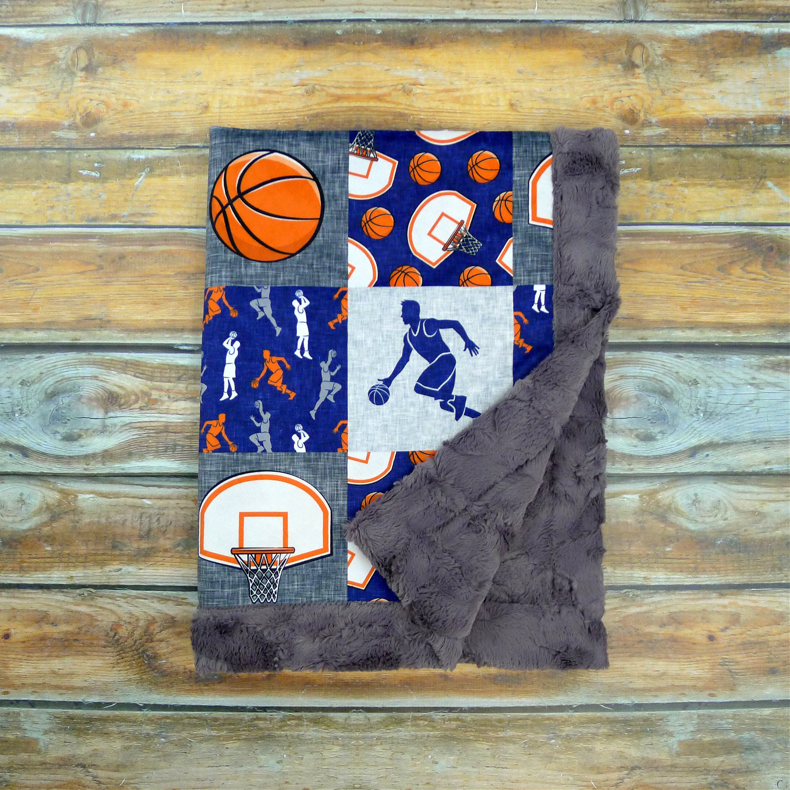 Personalized Baby Blanket Basketball Blanket Crib Blanket Etsy
