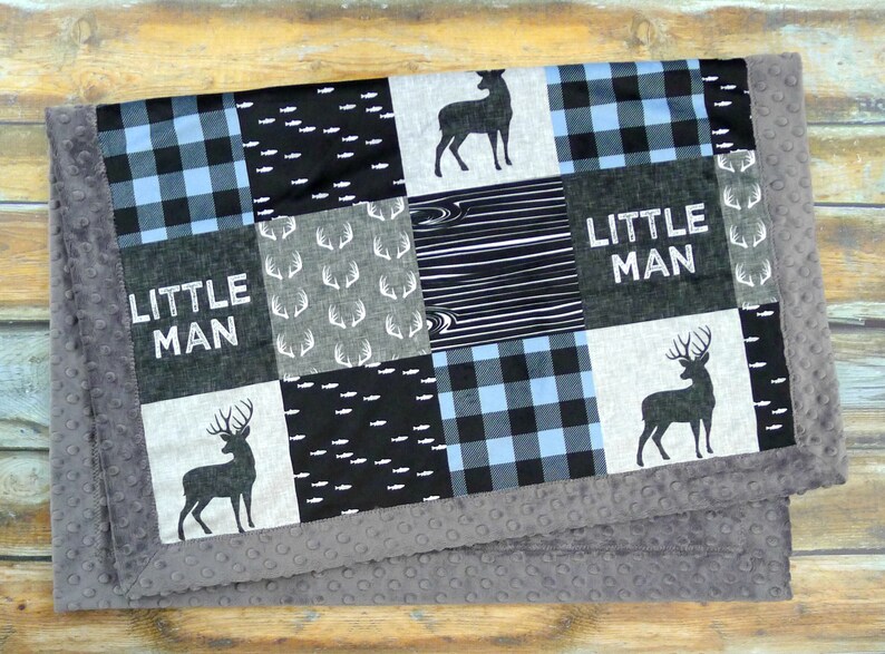 Personalized Minky Blanket Baby Boy Blanket Navy Baby Boy Etsy