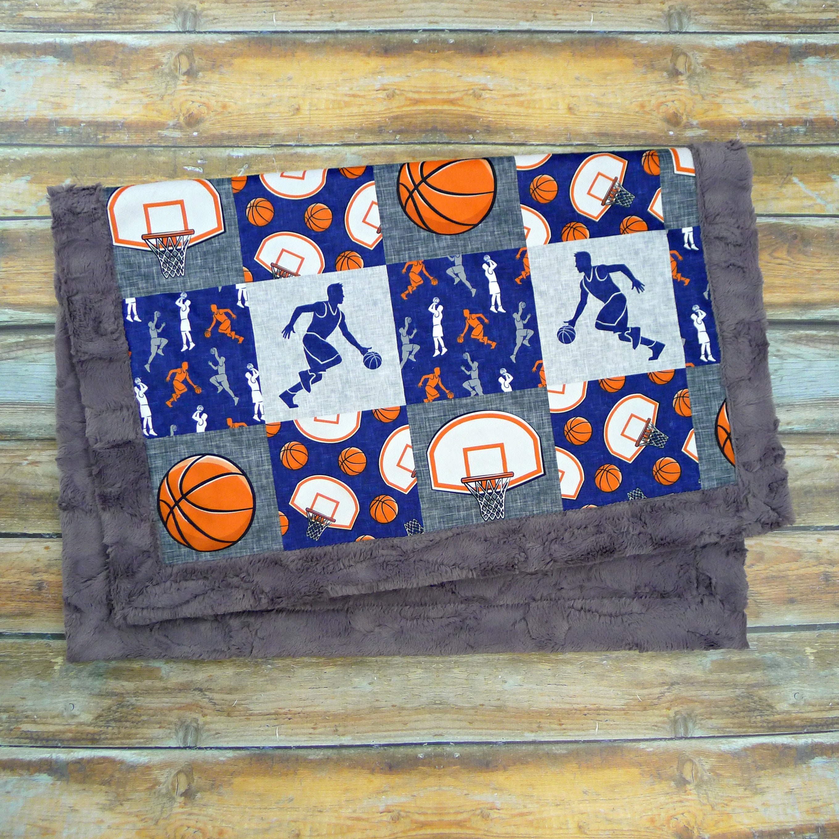 Personalized Baby Blanket Basketball Blanket Crib Blanket Etsy