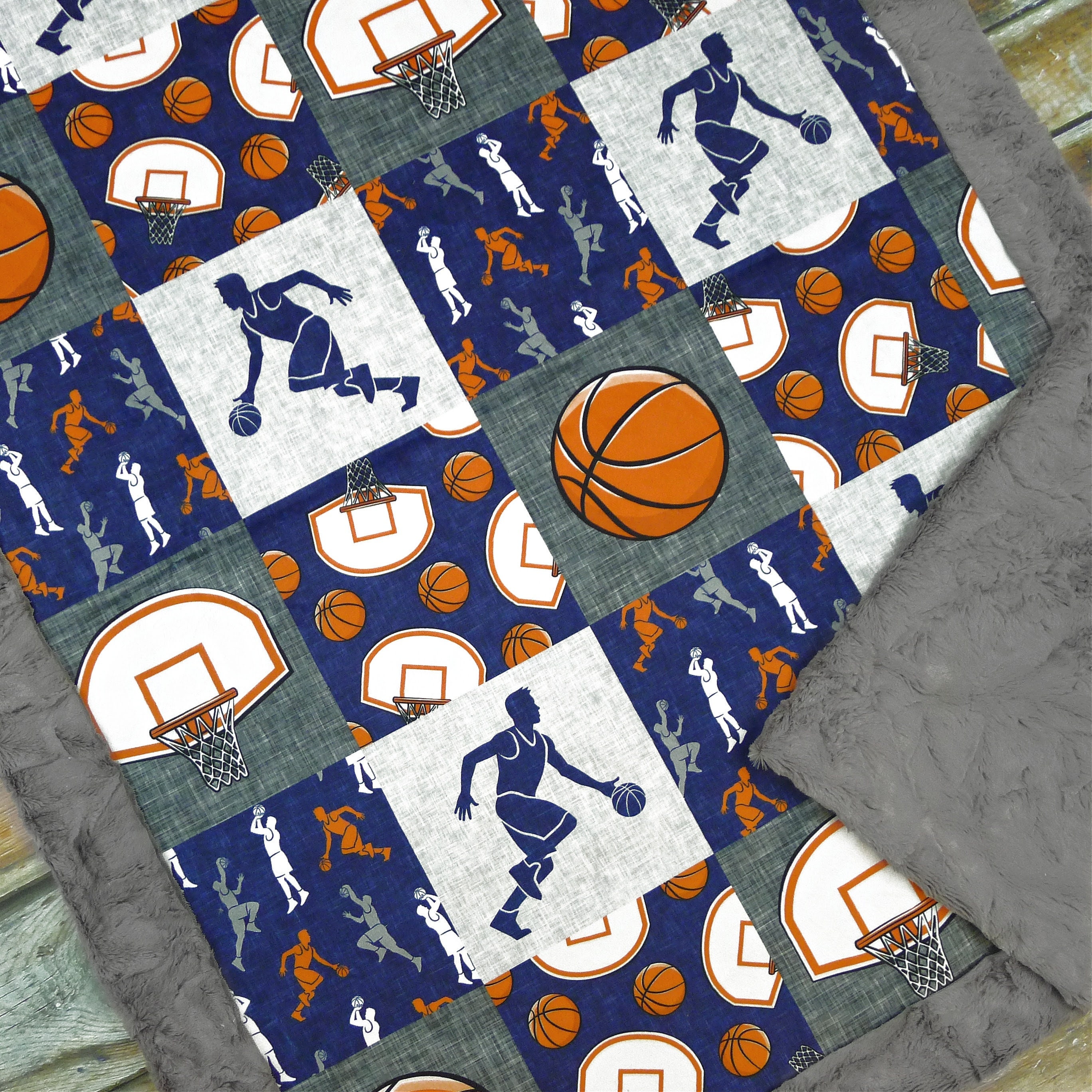 Personalized Baby Blanket Basketball Blanket Crib Blanket Etsy