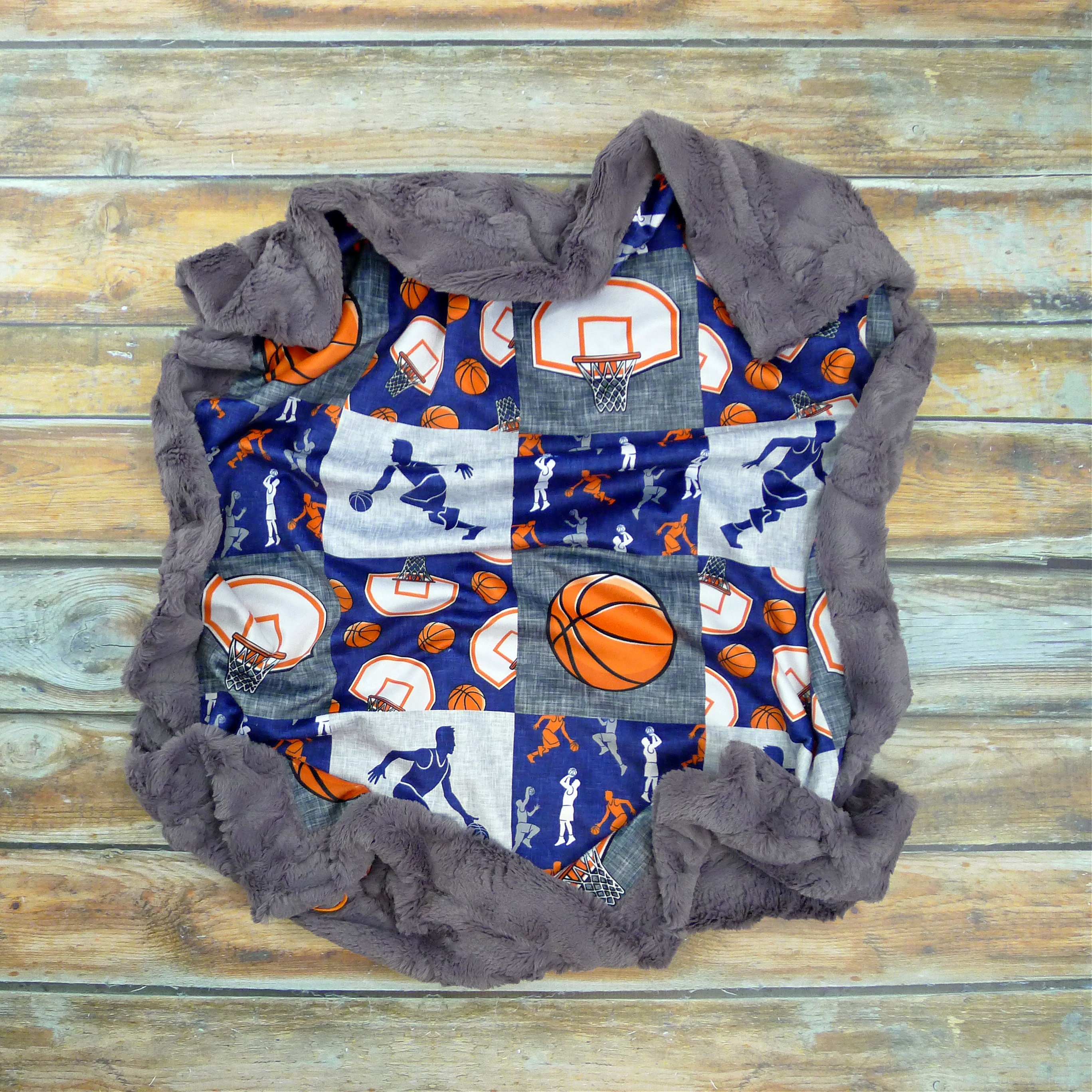 Personalized Baby Blanket Basketball Blanket Crib Blanket Etsy