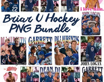 Paquete PNG de hockey de Briar U, Romance de hockey fuera del campus PNG, Diseño de camiseta de la Universidad de Briar, Hockey universitario, Graham & Laurentiis PNG