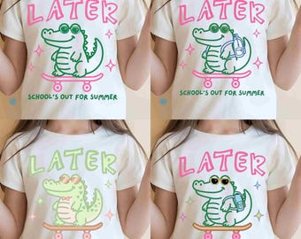 Hasta luego, Gator, fin de clases por el verano, último día de clases PNG, Hasta luego, Gator, Caimán, verano PNG, Último día de clases divertido, Hasta luego, profesor