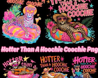 Hotter Than A Hoochie Coochie Png, Striped Leopard Summer Png, Leopard PNG, Lake Png, Viral Png, Girly Png, Beach Vacation Png