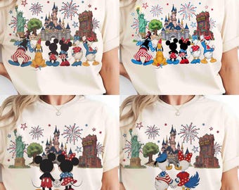 Party in the USA Png, Coquette Mouse & Friends 4th Of July PNG, Patriotic Cartoon USA, Kid 4th of July, Red White Blue Flag Independence Day