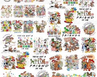 Paquete de imágenes PNG de la película Cowboy Space Ranger, Aventura de amistad, Personajes de Toy Story PNG, Imágenes prediseñadas de Woody, Buzz y Jessie, Tienes un amigo en mí