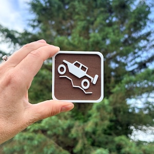 Offroad - Overlanding - Recreatieve bordmagneten nationaal park - 4 x 4 - vierwielaandrijving - onverharde wegen