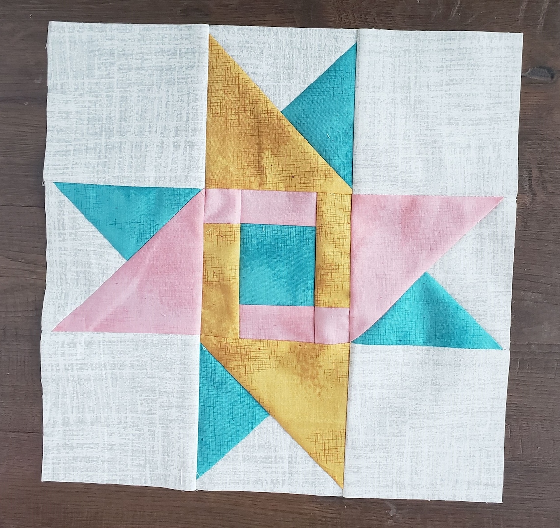 Woven Star Quilt Block / Digital Download / PDF Pattern Etsy