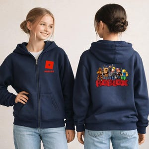 Roblox Youth Full Zip Hoodie zdjęcie 4