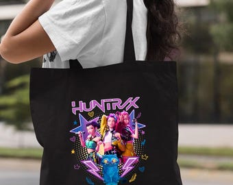 Huntrix Tote Bag, Huntrix Fan Bag, Saja Girls Bag, Kpop Tote Bag, Saja Girls Fan Bag, Huntrix Girls Bag, Kpop Hunter Bag