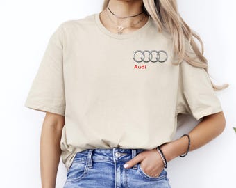 Audi Shirt, Audi Logo T-Shirt, Audi Fan Tee, Audi Car Logo Shirt