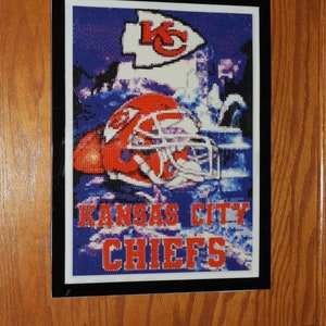 Finished 5D Diamond Painting , Kansas City Chiefs