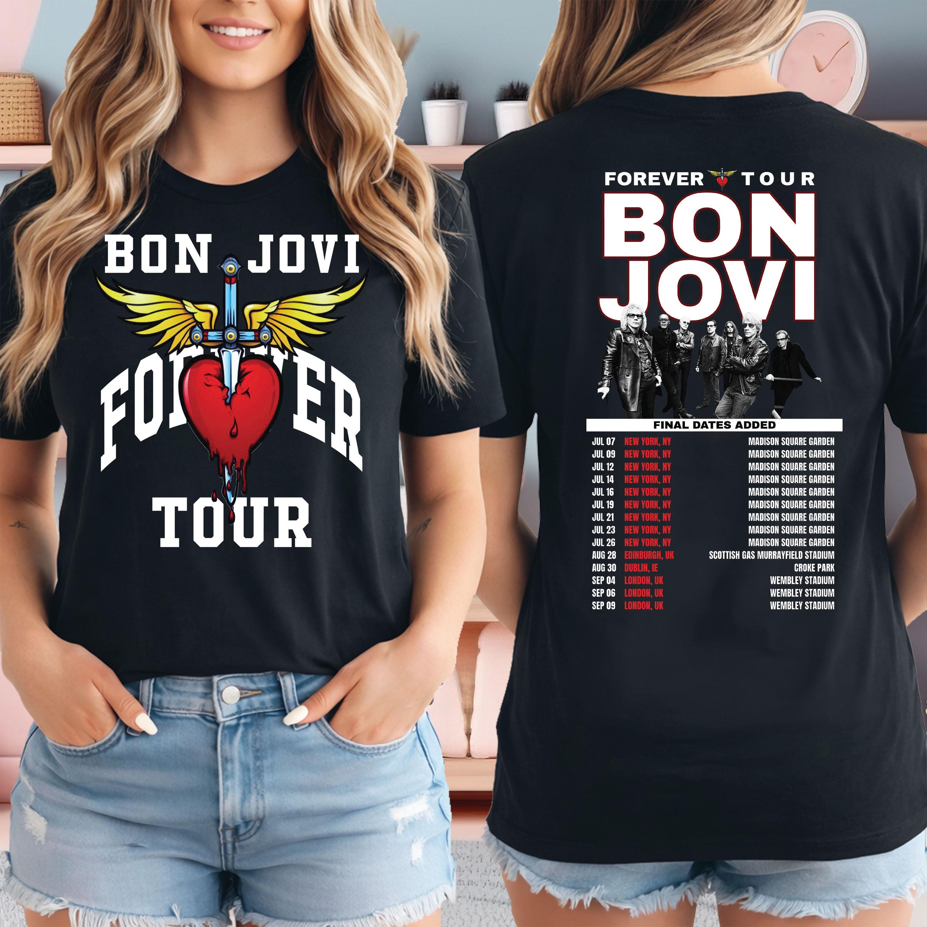Bon jovi sweatshirt - Etsy España