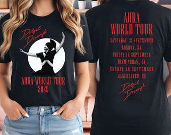 Aura 2026 Tour Shirt, AURA 2026 Diljit Dosanjh Portrait Shirt, AURA World Tour tee, Dosanjh Concert Gig tee,Summer Tee,Punjabi Music tee,V22