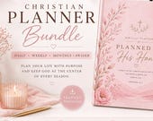 Christian Planner | Daily Weekly Monthly Planner | Prayer Journal | Faith Planner | Printable Planner | Bible Planner | Digital Download