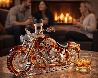Motorcycle Whiskey Decanter – Vintage Collector Edition (350ml)