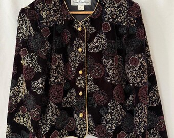 Veste de soirée en velours Norton McNaughton - Années 90