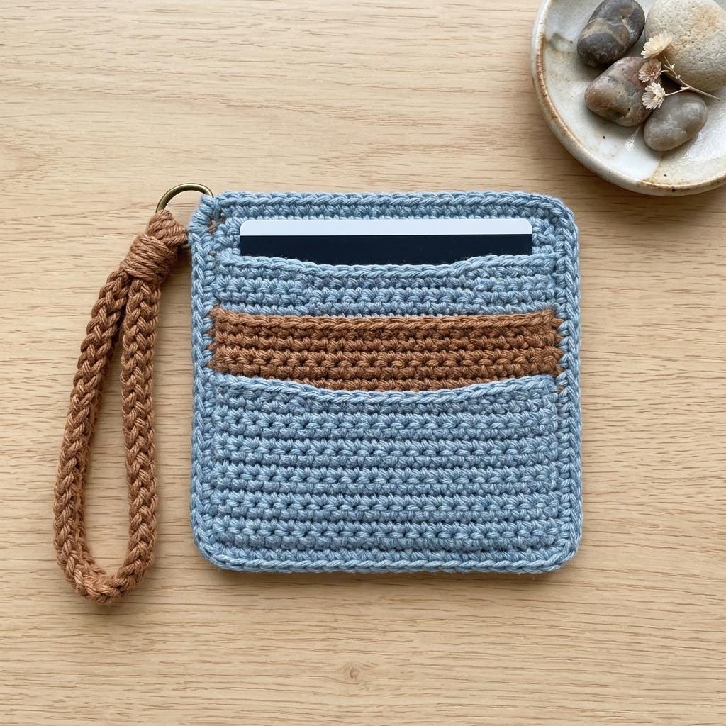 40 Small Purse Crochet Patterns for Chic, Portable Bags and Mini Accessories 21 Crochet Card Holder