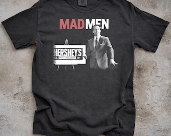 Comfort Colors Mad Men Tv Series Shirt, Vintage Don Draper Graphic Tee, Retro 60s TV Show Tshirt, Drama Series Fan Gift