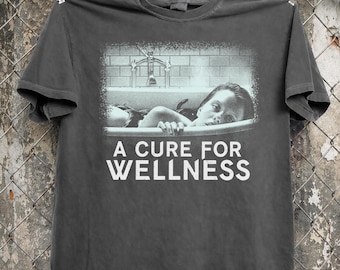 A Cure for Wellness Movie Shirt, Vintage Gothic Horror Film Tee, Retro Psychological Thriller Gift, Creepy Bathtub Scene Grunge Clothing