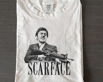 Scarface Film Shirt, Tony Montana Graphic Shirt, Vintage Al Pacino T-shirt, Gangster Movie Tee, Classic Movie Unisex Clothing