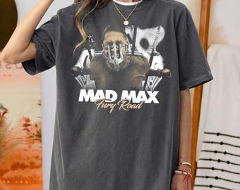 Mad Max Fury Road Shirt, Vintage Film Graphic Tee, Tom Hardy Movie Merch, Retro 90s Sci Fi Action Tshirt, Wasteland Fan Gift