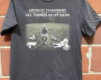 Vintage George Harrison Shirt, Retro All Things Must Pass Sweatshirt, Classic Rock Band Tee, Comfort Colors 70s Music Merchandise Gift