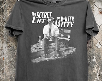 Vintage The Secret Life of Walter Mitty T-Shirt, Ben Stiller Movie Tee, Retro Adventure Drama Film Graphic Shirt, Custom Cinema Fan Gift