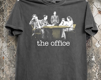 Camiseta vintage de The Office, camiseta retro de Michael Scott y Dwight Schrute, camiseta gráfica Comfort Colors de Dunder Mifflin, regalo clásico de la serie de televisión Sitcom