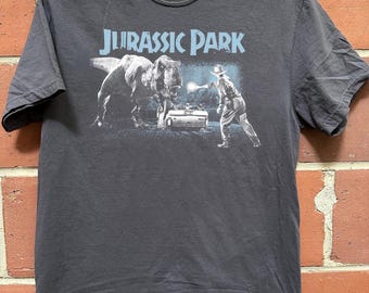 Camiseta retro de dinosaurios, camiseta vintage con estampado de dinosaurio T-Rex, camiseta Comfort Colors de película de ciencia ficción, regalo clásico para fans de las novelas de los 90