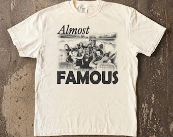 Vintage Almost Famous Shirt, Retro Cameron Crowe Film Tshirt, Comfort Colors Stillwater Band Graphic Tee, Classic 2000s Movie Media Gift