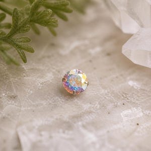 Conjunto de pinos Neometal Aurora Borealis | Topos planos sem rosca em titânio (2 mm–6 mm)