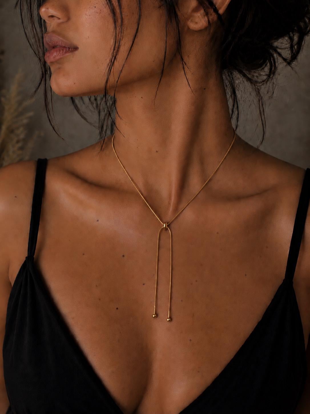 Rope Chain Lariat - Etsy