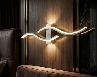 Modern LED Wall Lamp | Minimalist Line Sconce for Bedroom, Hallway, Bedside