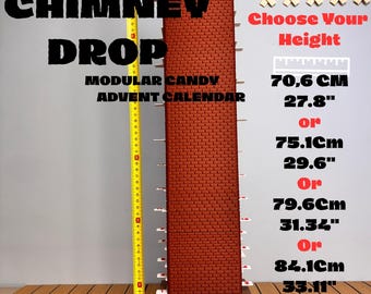 Reusable Advent Calendar, Modular Chimney Treat Dispenser, Chimney Drop